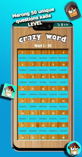 CRAZYWORD ▲ UNIQUE WORD GAME (Filipino, English) screenshot 4