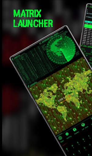 Matrix Hacker Launcher screenshot 1