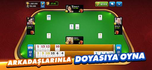 Okey Plus - En Kalabalık Okey! screenshot 1