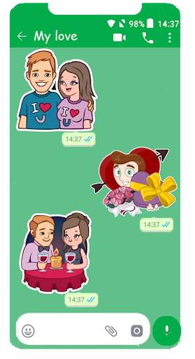 Love Stickers For Whatsapp 2020 screenshot 5