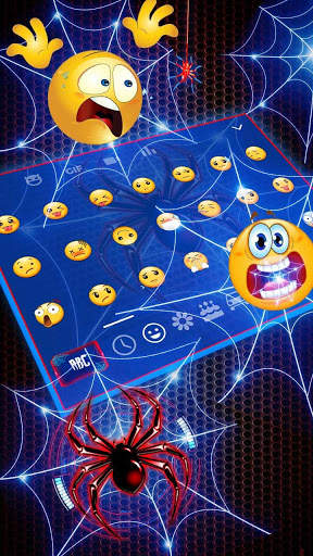 Amazing Neon Spider Keyboard screenshot 3