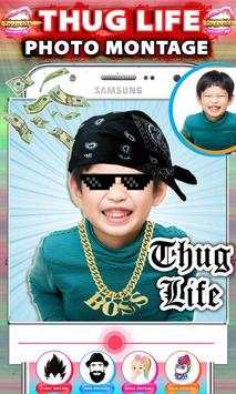 Thug Life Photo Montage 2 تصوير الشاشة
