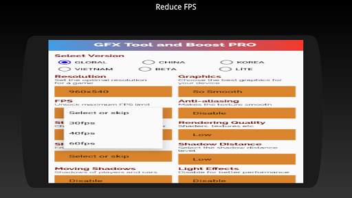 Gfx Tool Pro  For PUB Battlegrounds  - FPS Meter screenshot 12