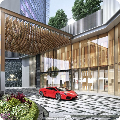 Luxury hotels icon