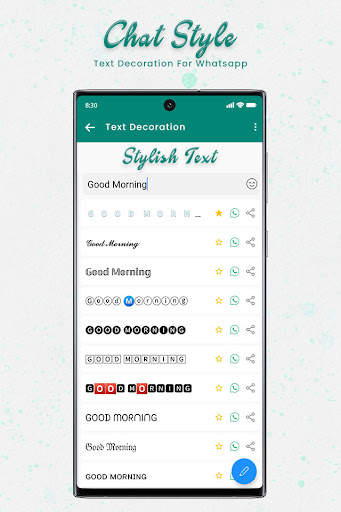 Chat Style : Stylish Font & Keyboard For Whatsapp screenshot 3