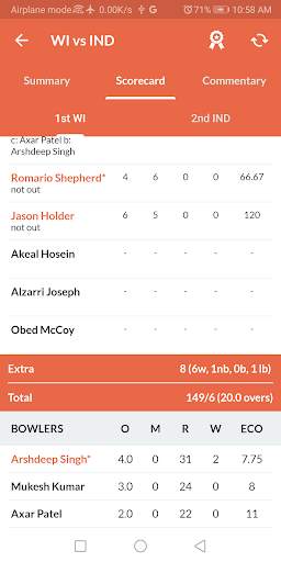CricFan - Cricket Live Scores screenshot 5