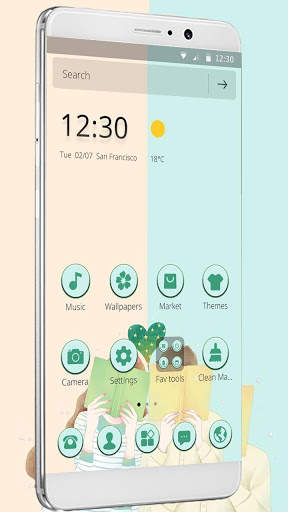 Couple Love Free Time Theme screenshot 2