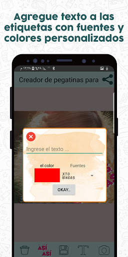 Creador propio de pegatinas para WhatsApp screenshot 3