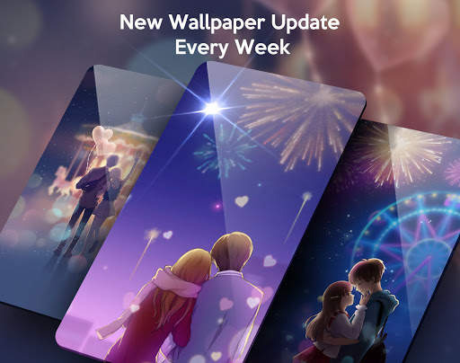 Love Fireworks Live Wallpaper & Launcher Themes screenshot 1