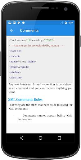 XML Basics screenshot 6