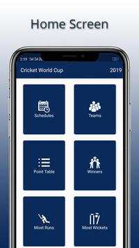 Cricket World Cup 2019 screenshot 1