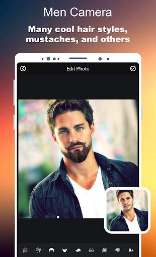 Men Hair Style - Man Hair Editing & Photo Editor screenshot 6