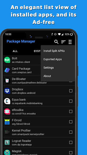 Package Manager screenshot 1