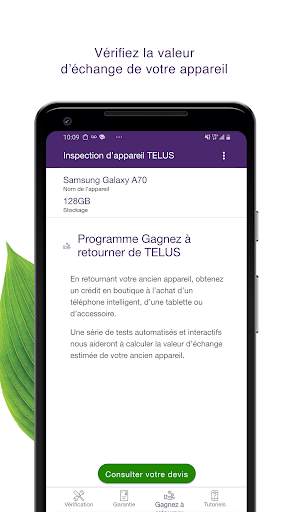 Inspection d’appareil TELUS screenshot 5