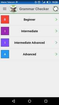 Inglês Grammar Checker e Test screenshot 3