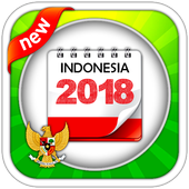 ikon Kalender Indonesia 2018