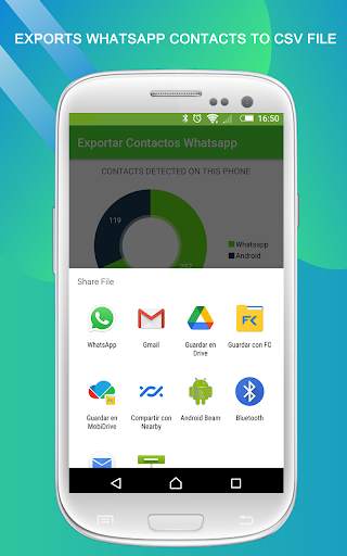 Export Contacts For WhatsApp screenshot 2