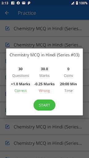 Chemistry Quiz App Offline in Hindi mcq Games screenshot 4