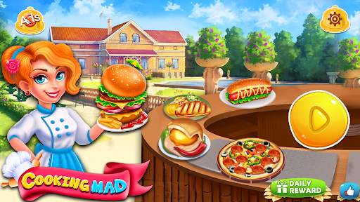 Cooking Mad: Frenzy Restaurant Crazy Kitchen Games screenshot 1