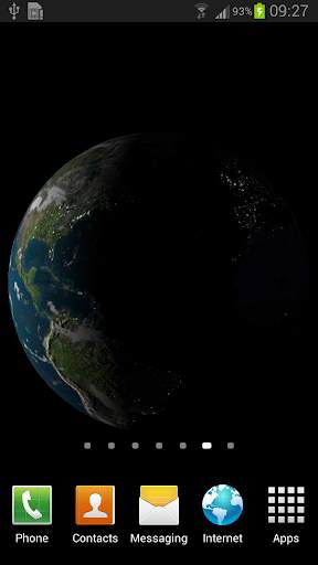 Earth Live Wallpaper 3d screenshot 5