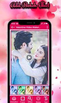Valentine Day Photo Video Maker with Music 2019 screenshot 4