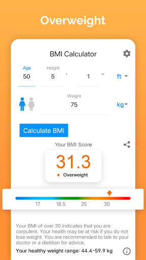 BMI Calculator screenshot 3