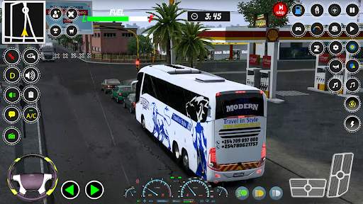 Coach Bus Driving: Bus Games screenshot 2