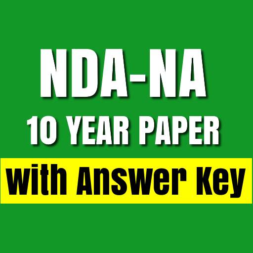 10 Years NDA Papers  |  NA Papers With Answer Key 1.4