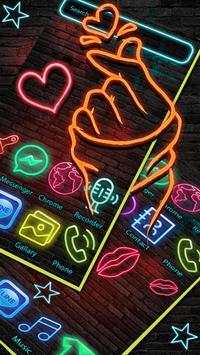 Neon, Led, Love Themes & Wallpapers screenshot 1