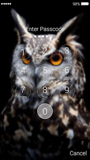 Owl Lock Screen & Wallpaper 6 تصوير الشاشة