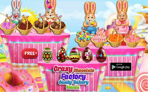 Crazy Chocolate Factory-Candy Bakery Mania screenshot 1