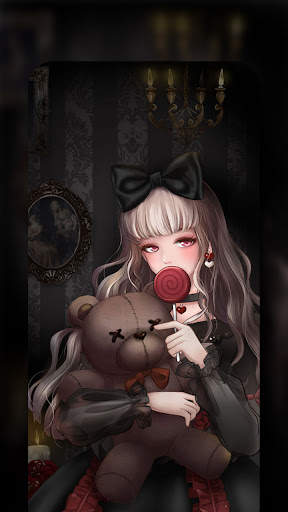 Gothic Girl Live Wallpaper & Launcher Themes screenshot 5