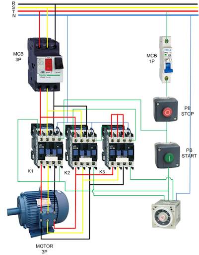 Star Delta Wiring Diagram 6 تصوير الشاشة