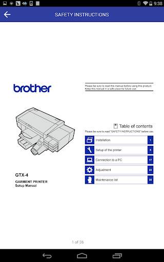 Brother GT/ISM Support App screenshot 10
