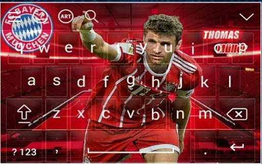 Thomas Muller Theme Keyboard स्क्रीनशॉट 6