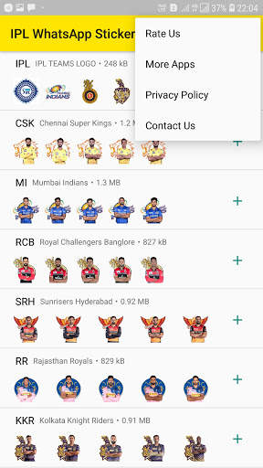 IPL Stickers For Whatsapp2020-WhatsApp StickersIPL screenshot 1