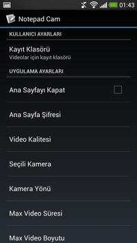 Notepad Hidden Camera screenshot 7