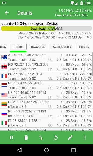 PTorrent Pro - torrent application screenshot 3