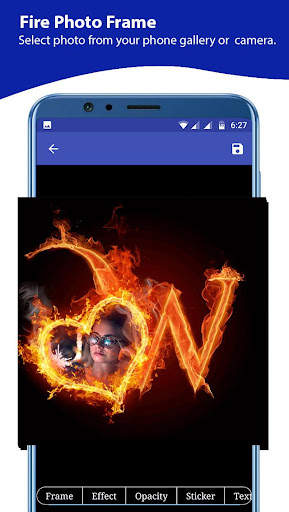 Fire Text Photo Editor screenshot 4
