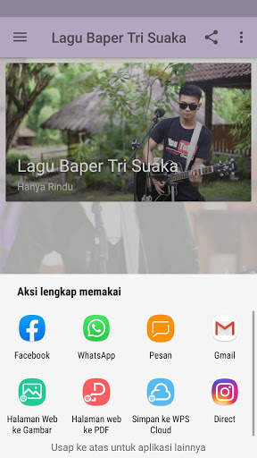 Lagu Baper Tri Suaka - Hanya Rindu Offline screenshot 2