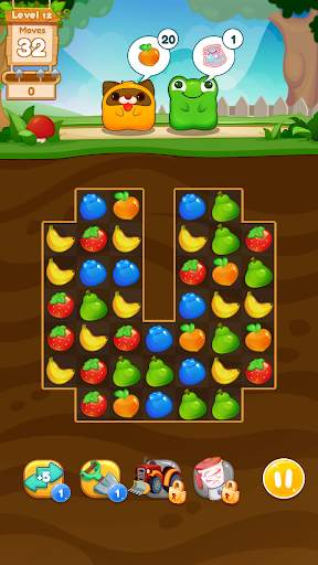 Fruit Garden: Match 3 Funny Farm screenshot 1