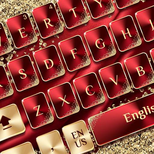 Red Gold Luxury Keyboard 10001002