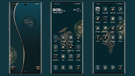EMUI 10 Black Themes Launchers and Wallpapers screenshot 5