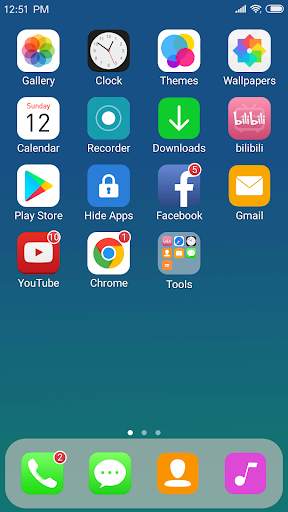 X Launcher: With OS13 Style Theme & Control Center screenshot 1