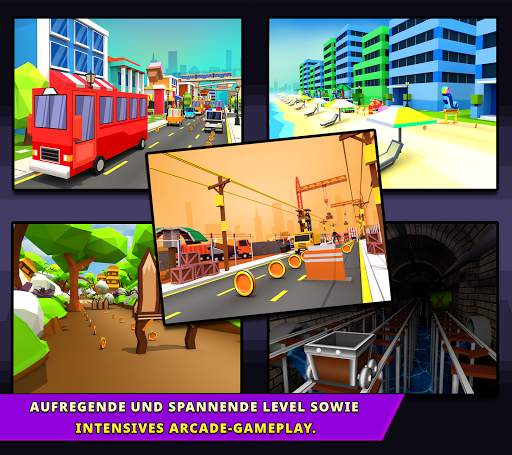 Subway Kiddy Run- Escape From School 3D Race screenshot 6