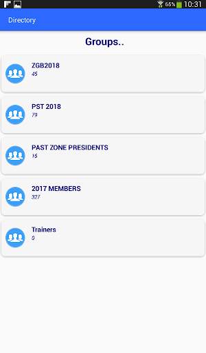 JCI India Zone XX Directory screenshot 2