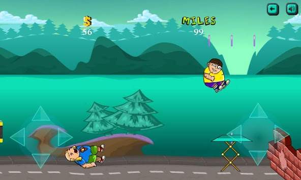 Freaky Run - 2 Player Game screenshot 1