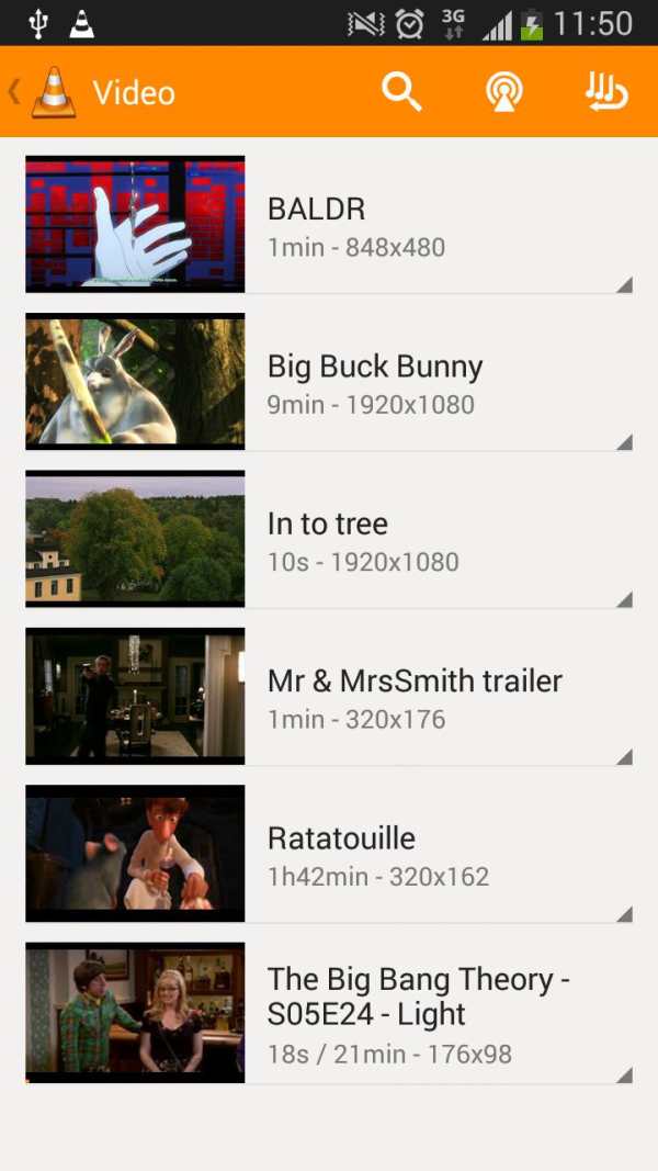 VLC for Android beta screenshot 1