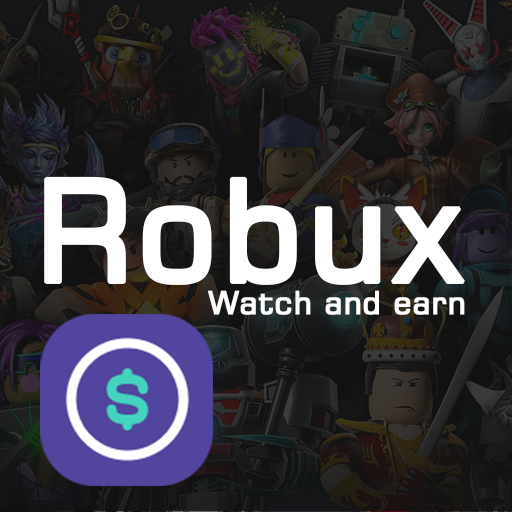 Free Robux Among Us watch and earn icon