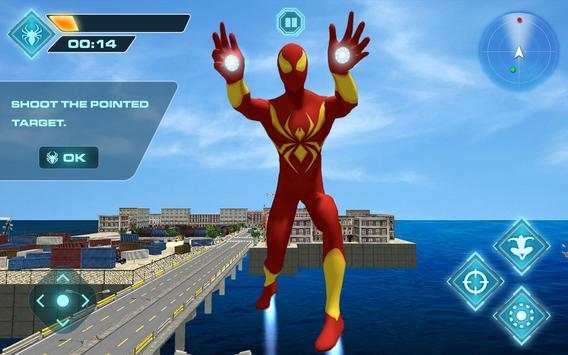 Flying Iron Spider Hero Adventure screenshot 5